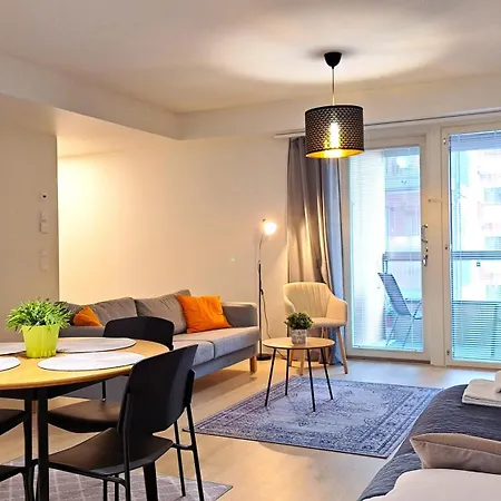Appartement Kotimaailma Apartments, Tammelan Puistokatu 22, Parvekkeellinen Kolmio *